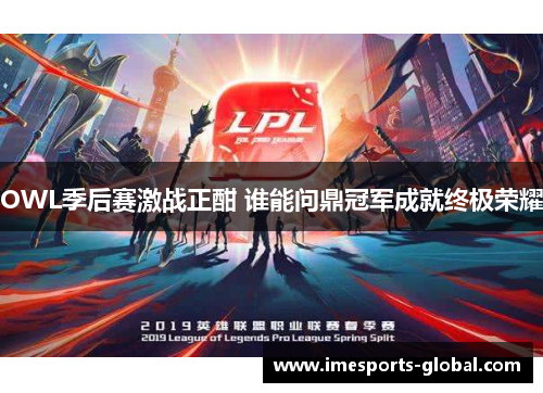 OWL季后赛激战正酣 谁能问鼎冠军成就终极荣耀